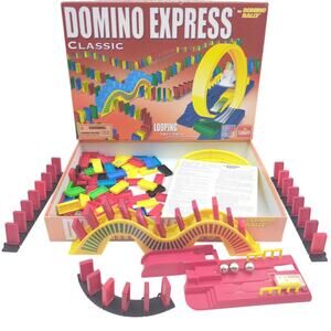 Domino Express Classic Goliath Domino Rally Game 1-8 Players Ages 6+ Plastic